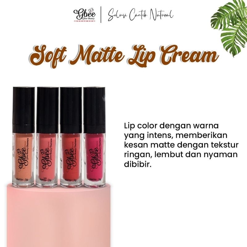 PROMO  LIPCREAM GBEE GLOW BEAUTY