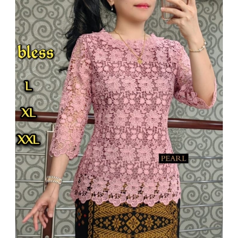 Blus Brokat Bangkok Premium Pearl