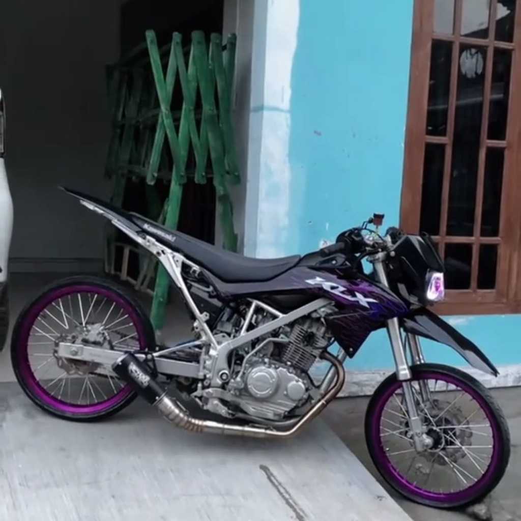 Haiken Muffler Knalpot CRF150 KLX 150 Kolong Bawah Original