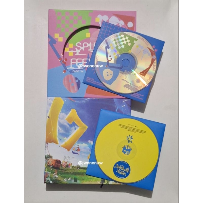 Album Seventeen Heaven spill the feels stf Carat ver - carver binder booklet pc photocard svt [scoup