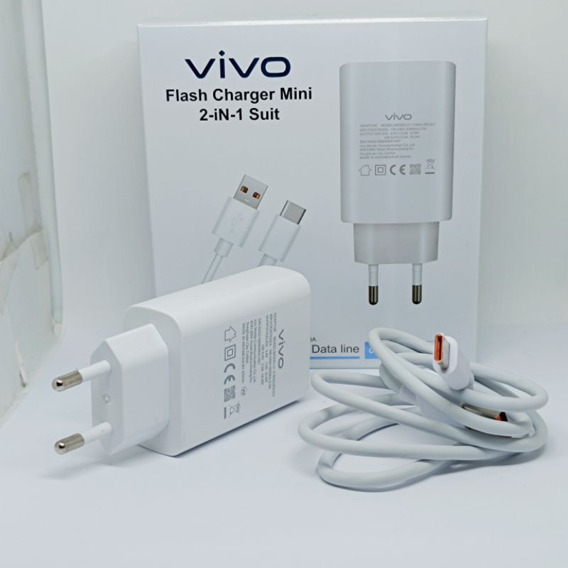 CHARGER CASAN VIVO Y21S Y33 Y27 FAST CARGING ORIGINAL