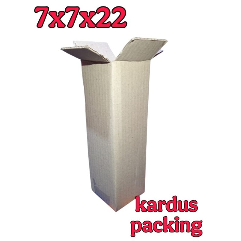 

kardus packing UK 7x7x22 kardus kecil kardus besar.