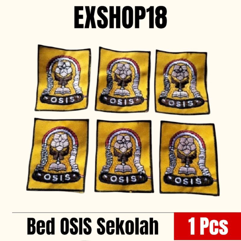Bed Sekolah Osis SMP Bordir / Emblem Bet Osis Bordir