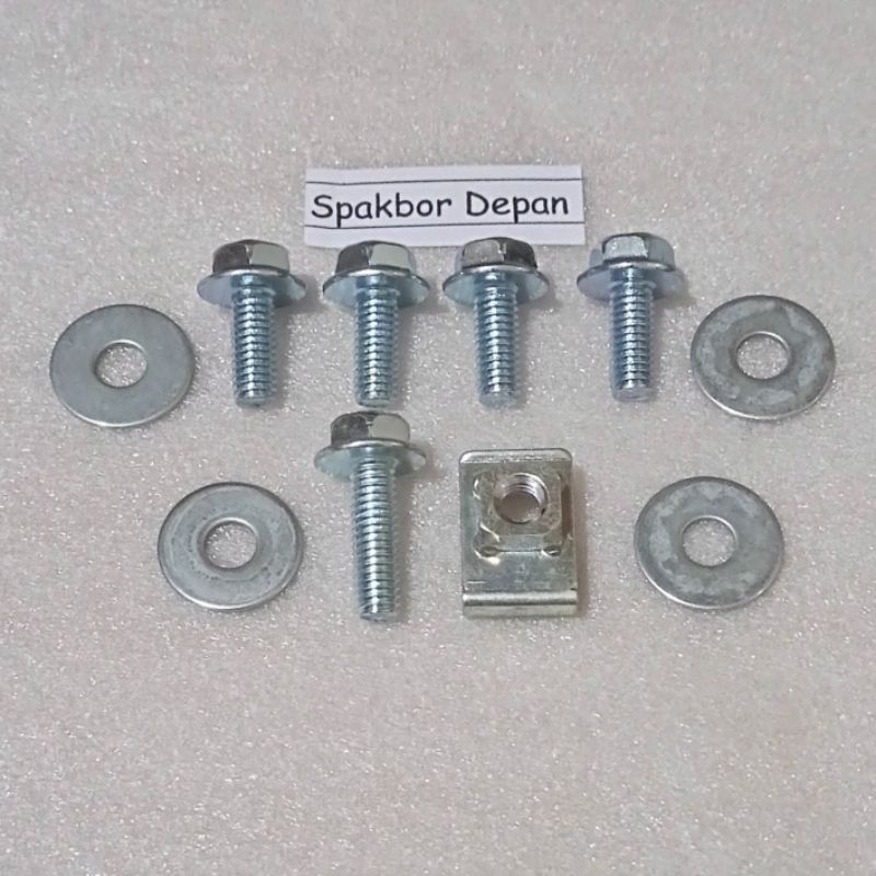 Baut Full Set Cover Bodi Body Spakbor Depan Supra X 125 Fi PGM-FI