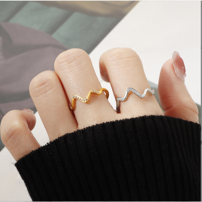 CINCIN WANITA ASLI TITANIUM / AKSESORIS WANITA ASLI TITANIUM / PERHIASAN FASHION ASLI TITANIUM  - GI