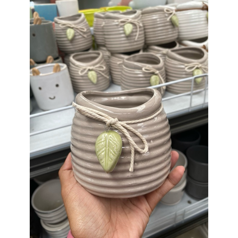 Pot keramik - pot lucu - pot bunga - pot keramik mini