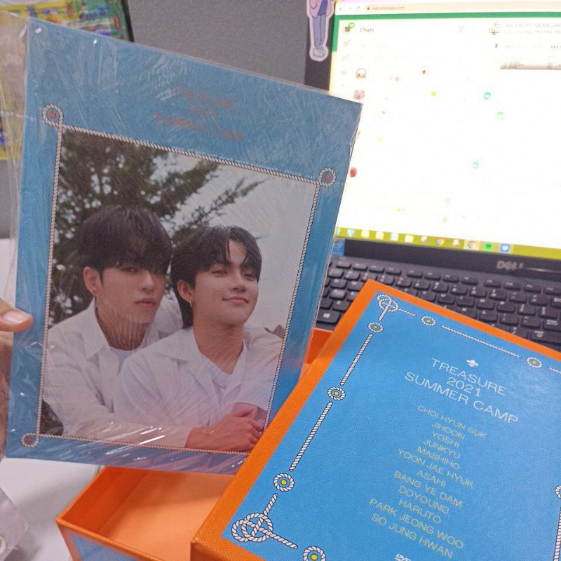 Treasure summer camp 2021 mini poster jaehyuk+hyunsuk plus outbox