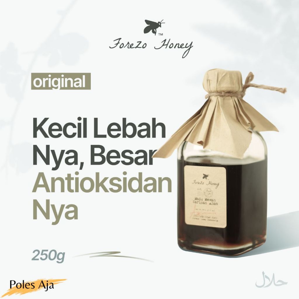 

Madu Asli Trigona Lebah Anti Oksidan Original 100% Asli Forezo Honey Klanceng Murni Tanpa Campuran