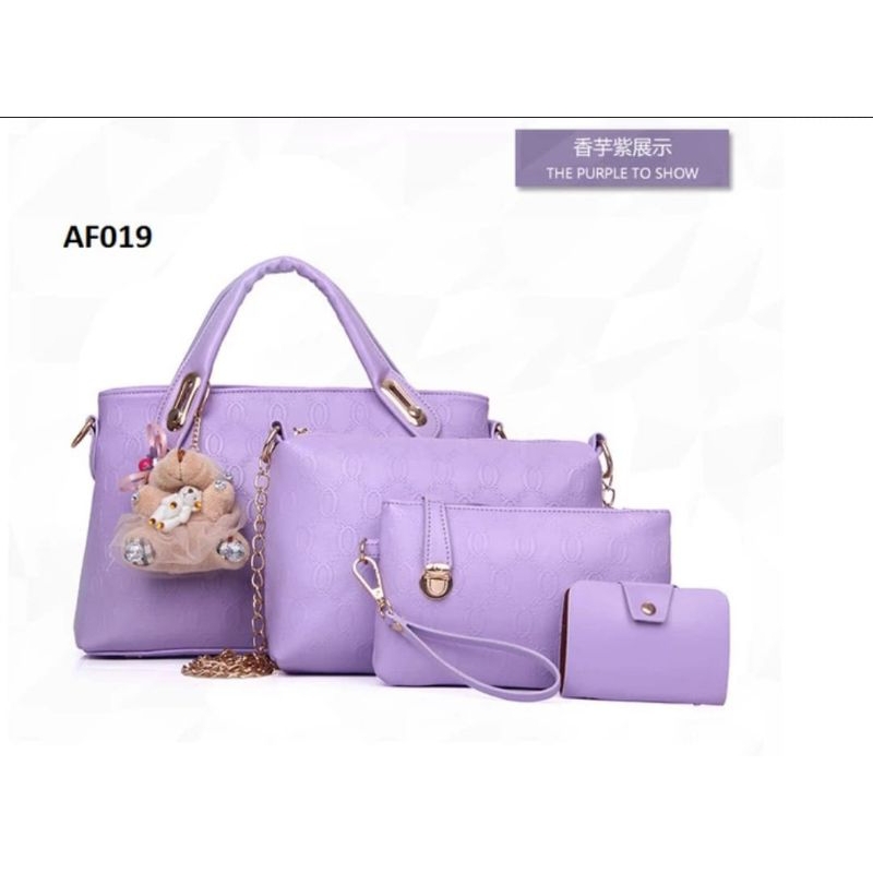 TERLARIS AFO19 UNGU Tas wanita import