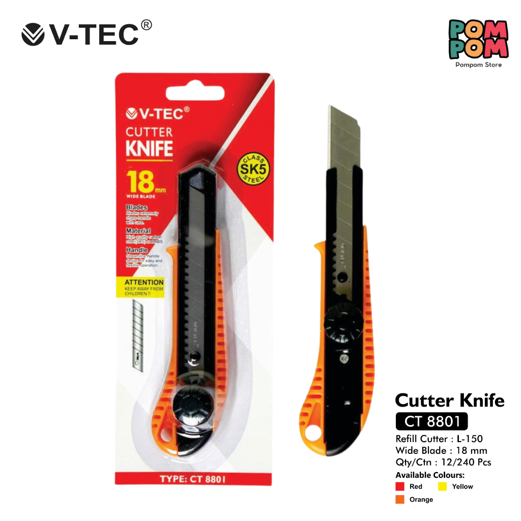 

Cutter Knife Cutter Besar V-Tec CT 8801