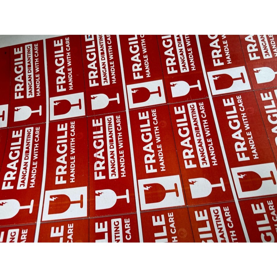 STIKER SEGEL KEMASAN BOX KARDUS BOTOL TOPLES KUE KERING MADU STICKER SEAL TERMURAH