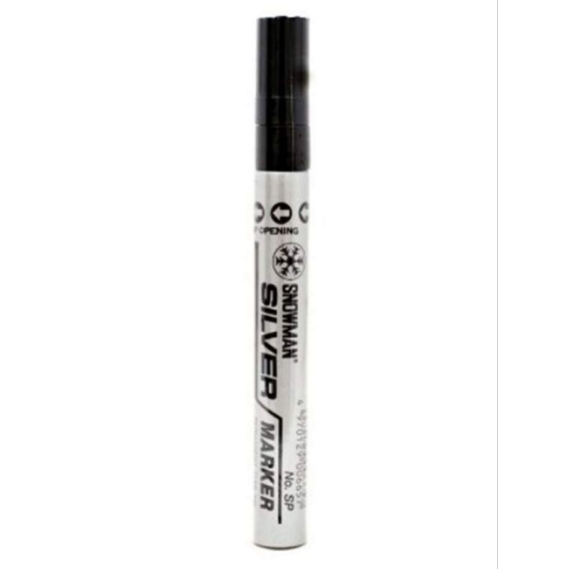 

SPIDOL SNOWMAN PERMANENT MARKER SP-12 TINTA SILVER