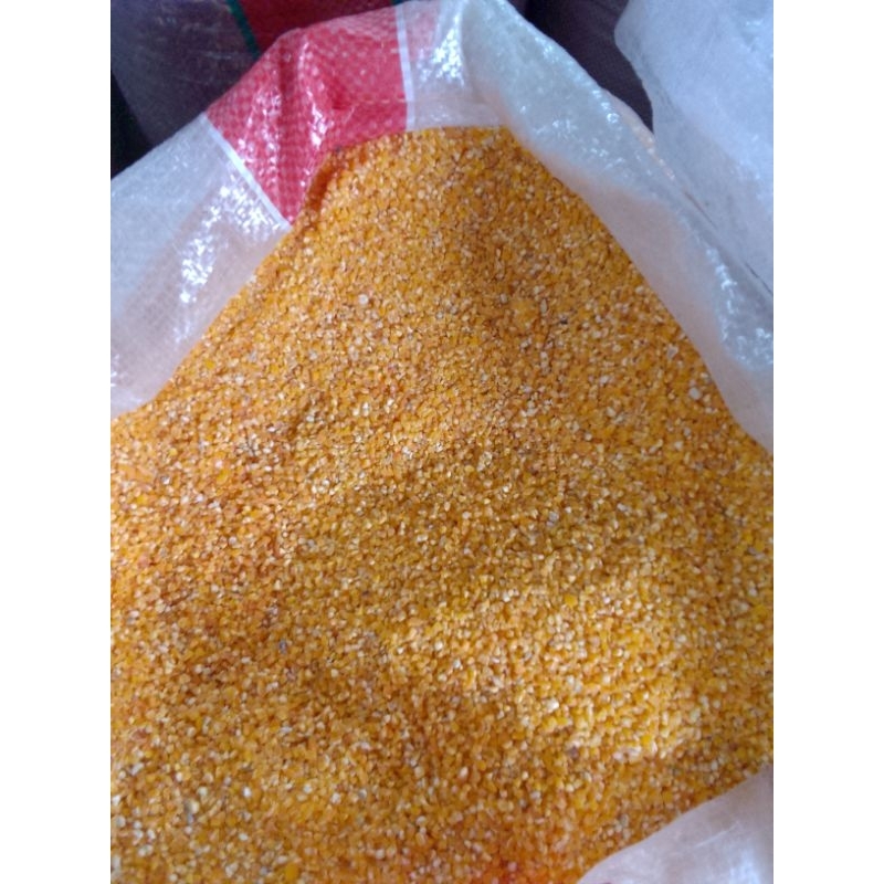 Jagung menir/beras jagung pakan ayam/burung repack kiloan