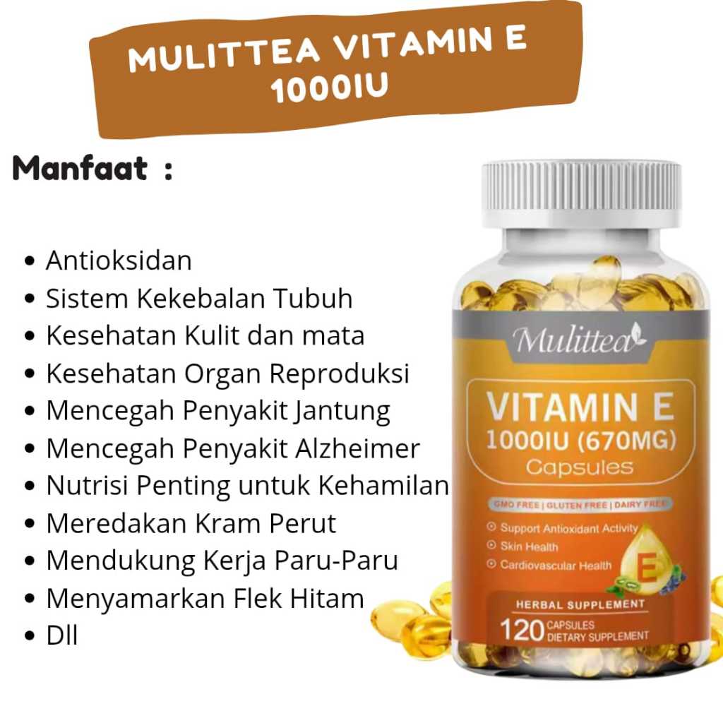 MULITTEA VITAMIN E 1000IU ORIGINAL