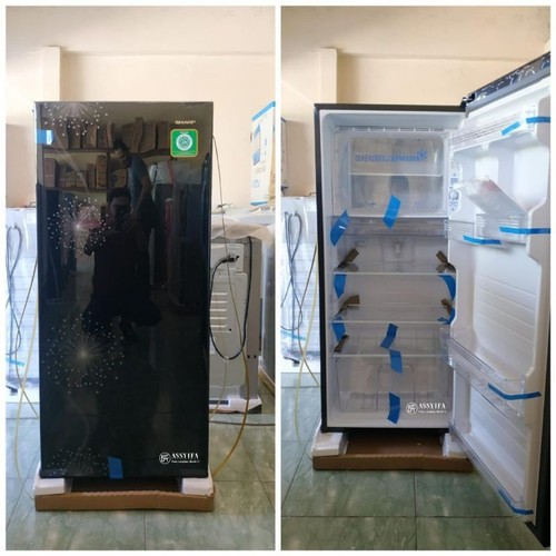 KULKAS SHARP SJX 197 MG LEMARI ES 1 PINTU SJX197MG SJX 197MG SHINE DOUBLE FREEZER