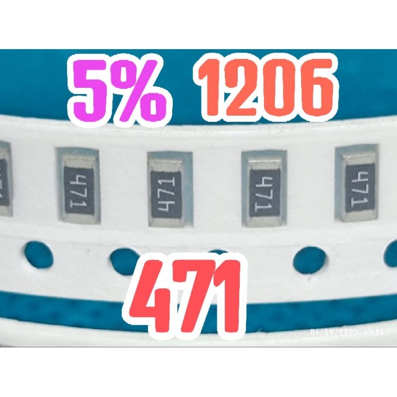 10pcs Chip resistor smd 471 470R 5% size 1206 3216 470ohm 470 ohm
