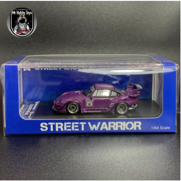 Street Weapon Porsche 993 RWB Rotana Racetrack Purple