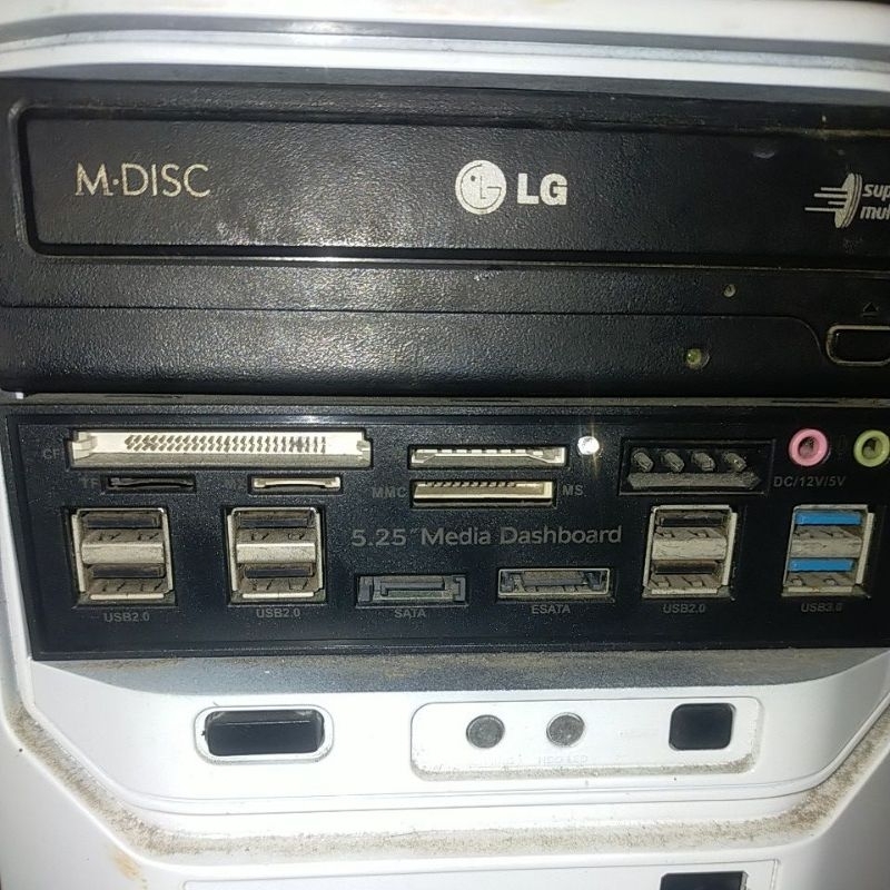 front panel media dashboard PC 5.25