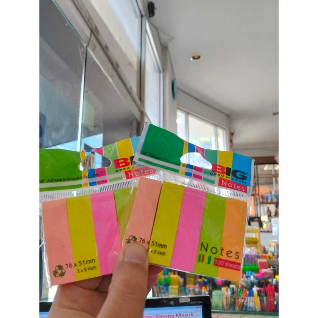 

STICKY NOTE POST IT 76X51 5 WARNA SAMPING