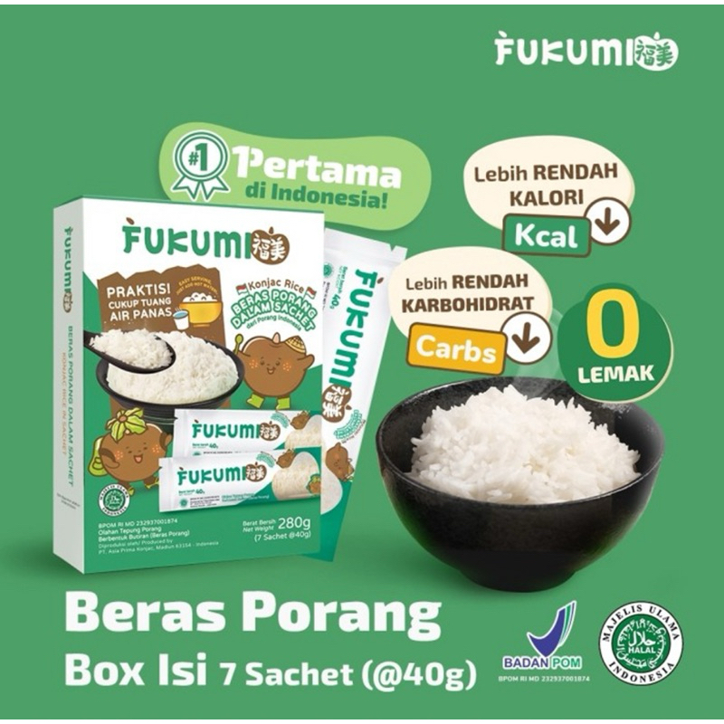 

fukumi beras porang konjac sachet 7pcs