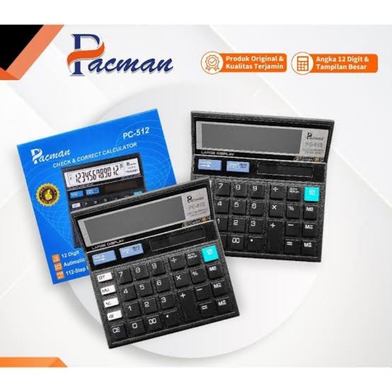 

Pacman - Kalkulator 12 Digit / Calculator PC-512