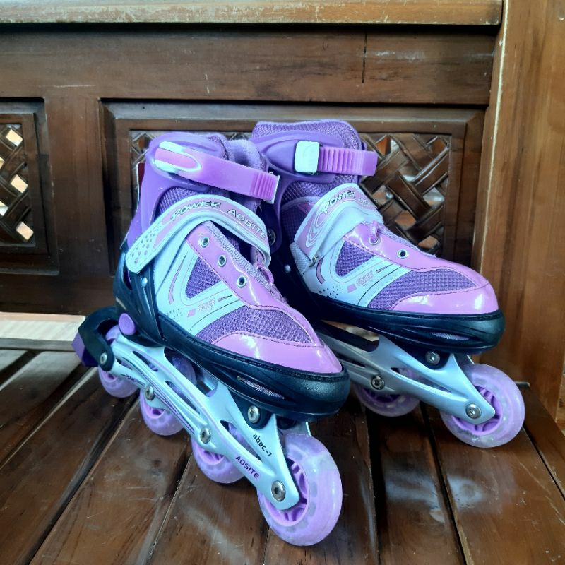 Sepatu roda Power Aosite warna Ungu