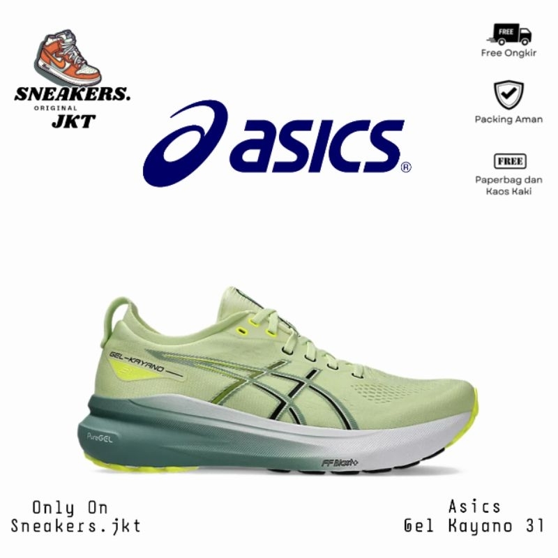 Sepatu Asics Gel-Kayano 31 Cool Matcha/Celadon Original