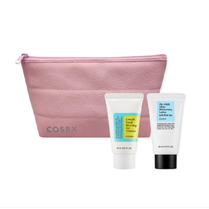 COSRX Wash And Moist Bundle COSRX Low pH Good Morning Cleanser 20ml COSRX OIL FREE Ultra Moisturizin