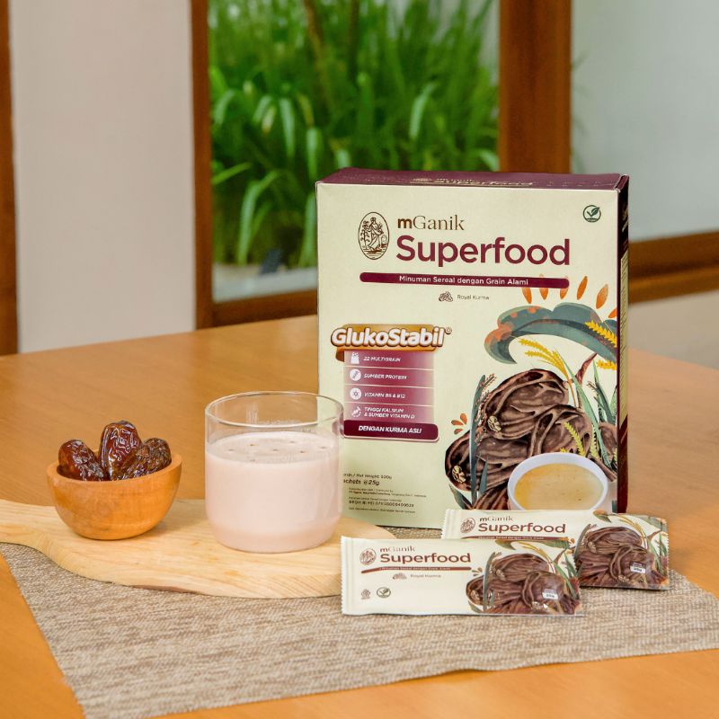 

mGanik Superfood Multigrain || Rasa Royal kurma || Nutrisi alami Diabetes