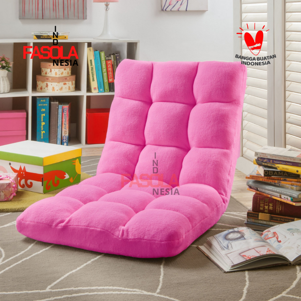 Kursi Lesehan Lantai Tatami Reclining 40 Lazysofa Lipat Sandaran Murah Viral