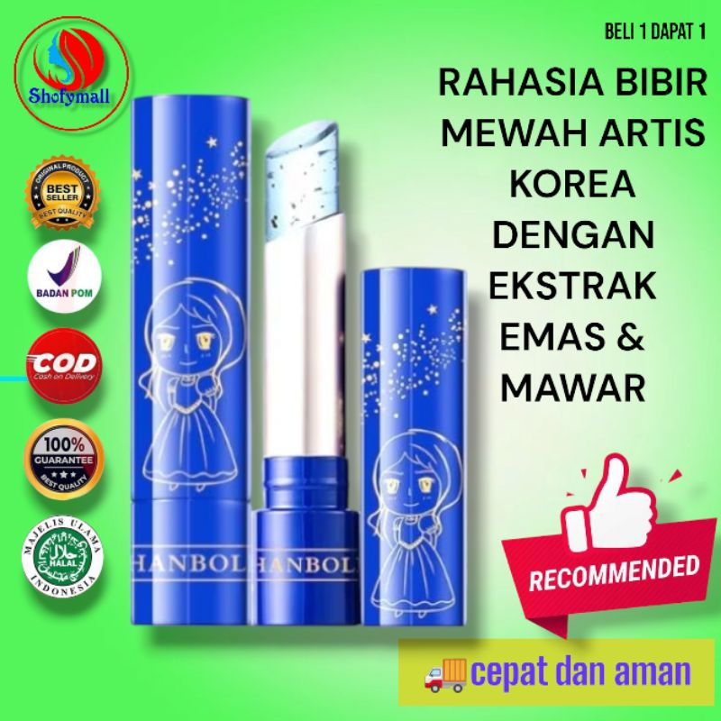 HANBOLI lip balm Moisturizing Perawatan Pelembab Bibir Anak Sekolah