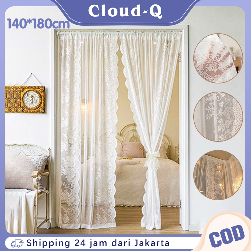 Vitrase Gorden Tirai Minimalis Tirai Pintu Gorden Jendela Putih Gorden Jaring Tirai Kamar Tidur