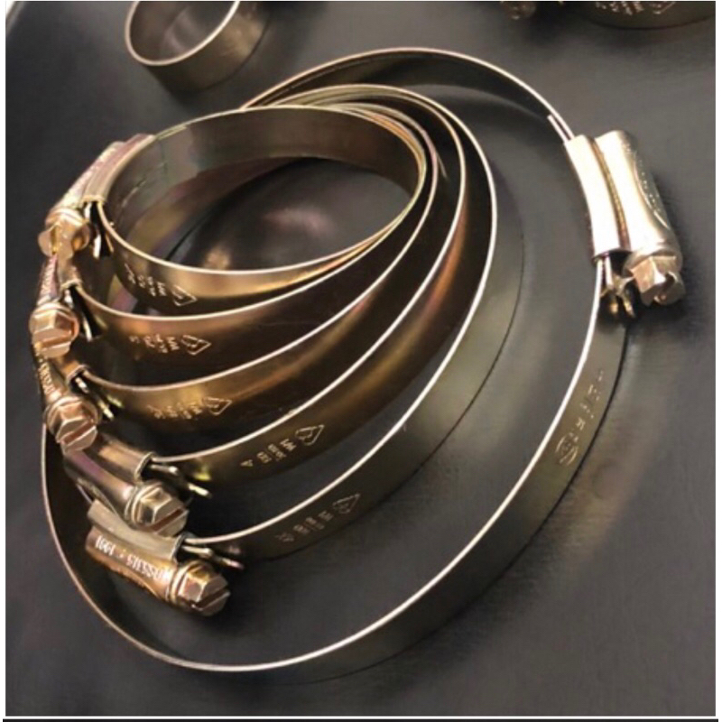 ORBIT Thailand original  asli 23/4” 31/8” Klem selang KUNING gold BAGUS PELAT TEBAL Kelem plat stain