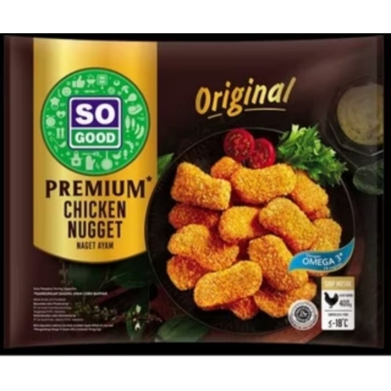 

SO GOOD Chicken nuget premium & Stick premium 400gr