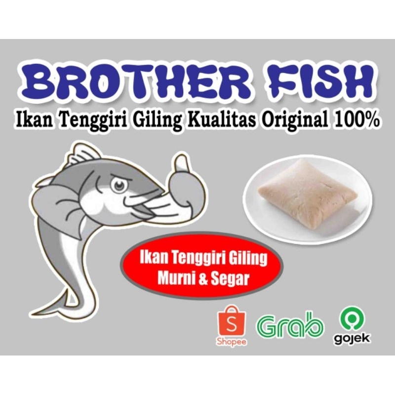 

ikan tenggiri giling premium murni 100%