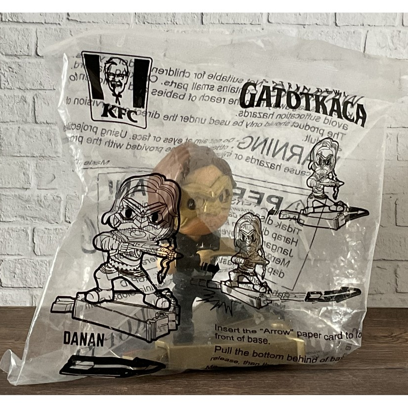 Happy Meal Toy KFC. Gatotkaca, Satria Dewa - Danan.