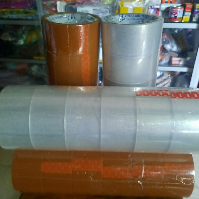 

Lakban Bening dan Lakban Coklat