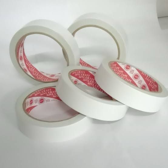 

Double Tape Fajar 1 Inch (12mm) 10 Yard/ Solasi Bolak Balik 2 Sisi 1 Inch Isolasi Selotip