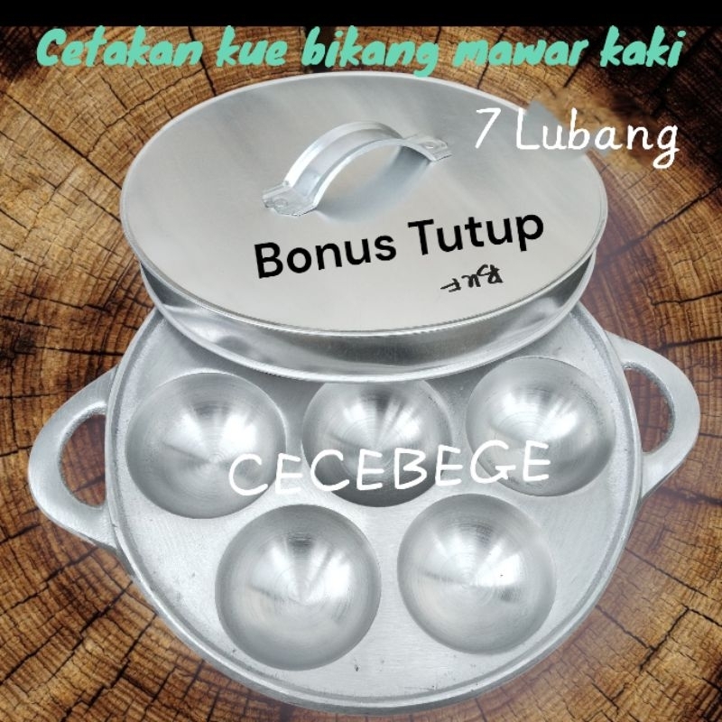 Cetakan Kue bikang mawar kaki anti lengket cetakan kue carabikang mawar cetakan kue apem martabak mi