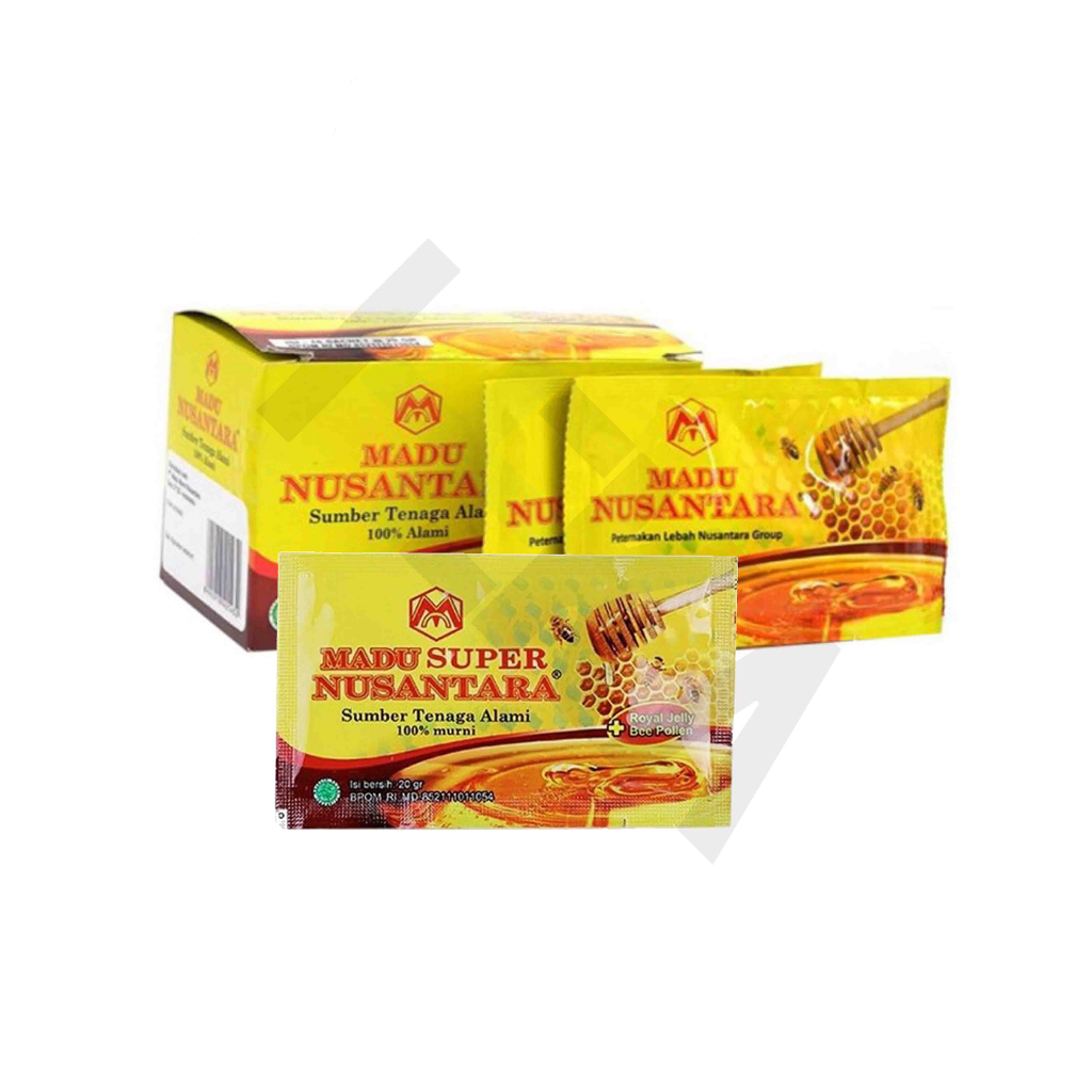 

Madu Super Nusantara 20 g Box isi 10 Sachet - Madu 100% Murni [Tembalang]