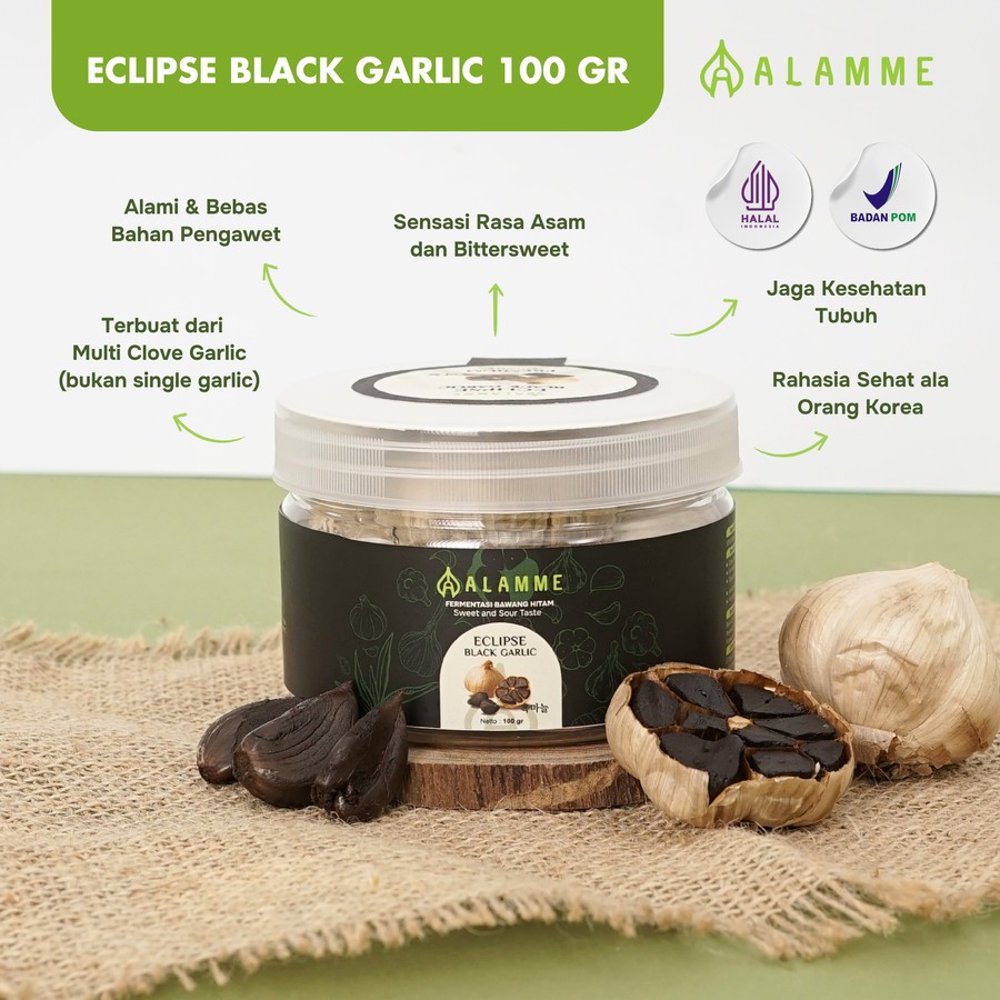 

Alamme - Eclipse Black Garlic (Multiclove) Alamme Eclipse Bawang Hitam