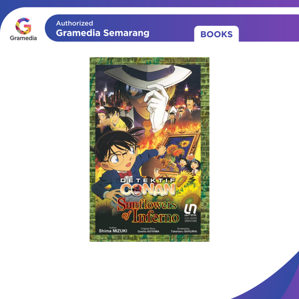 Gramedia - Light Novel Detektif Conan: Sunflowers of Inferno