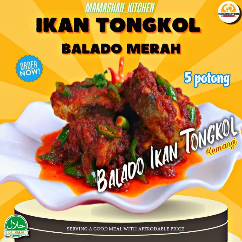 

MENU FAMILY..!! "IKAN TONGKOL BALADO MERAH" (4-5 POTONG)