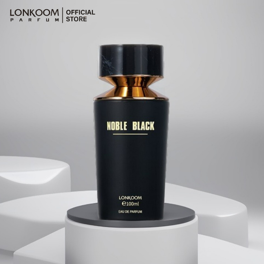 Parfum Lonkoom Noble Black 100ml Minyak Wangi Pria Maskulin