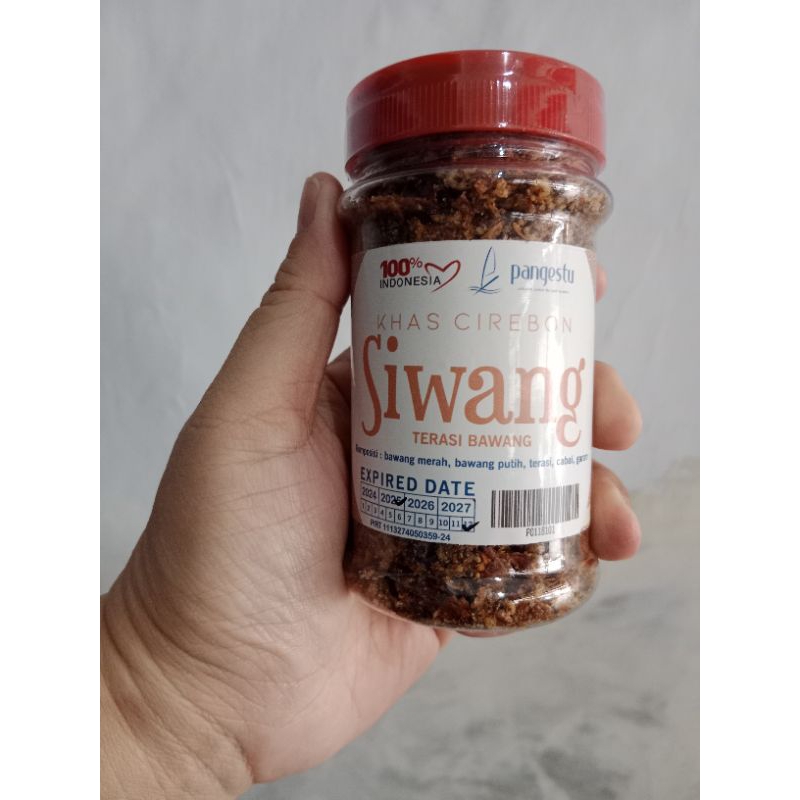 

Siwang Terasi Bawang Asli "PANGESTU" Berat - 80 Gram Khas Cirebon