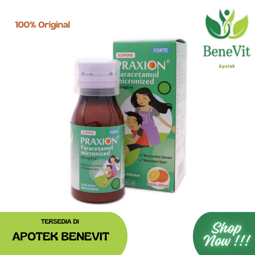 PRAXION FORTE 60ML Sirup PARACETAMOL  250mg/5ml