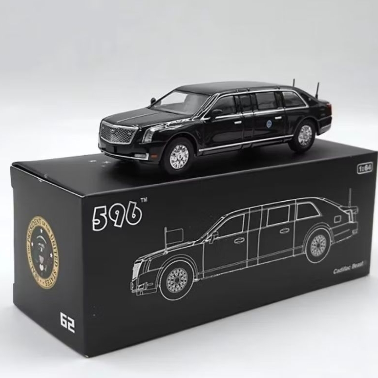 596 cadillac the beast 3rd genereation 2019 extended presidential USA model 64 mini scale gt