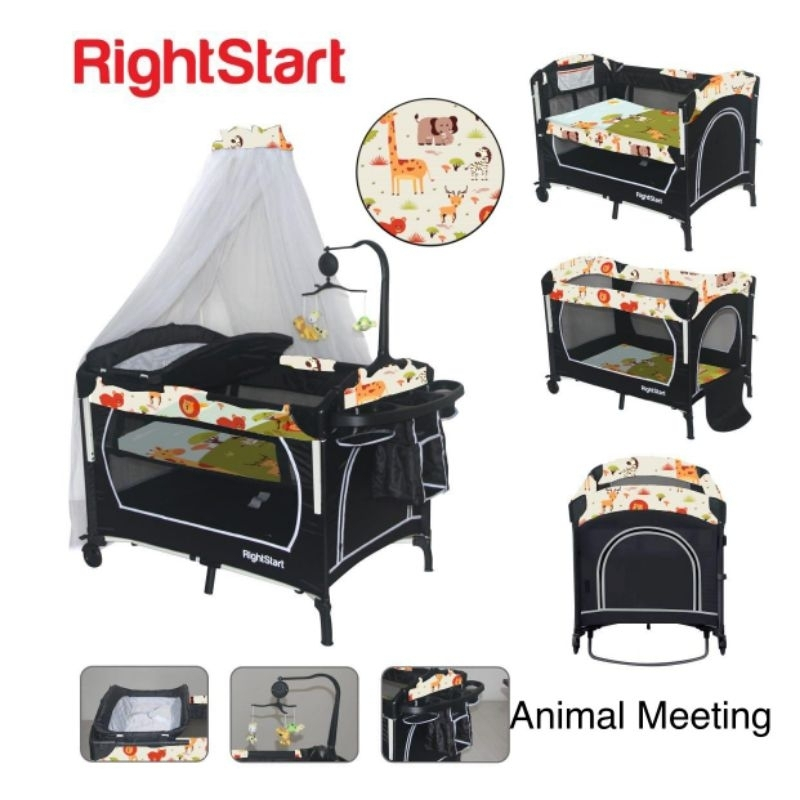 Makassar - Baby Box Side Bed Ranjang Bayi Right Start 8 in 1 Multifunctional PY 888 & PY 894 Tempat 