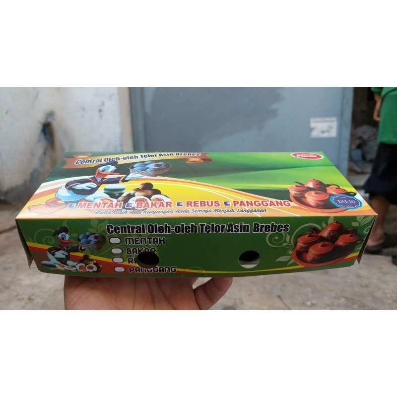 

Dus/kardus/box telur asin isi 10 ( 20 lembar)