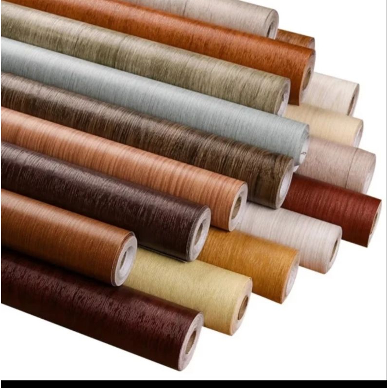 WALLPAPER HPL kayu Stiker foil 60 cm x 3 mtr meja lemari qualty